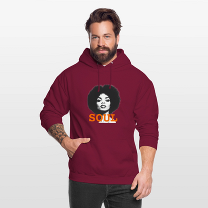 Luvtröja unisex - bordeaux