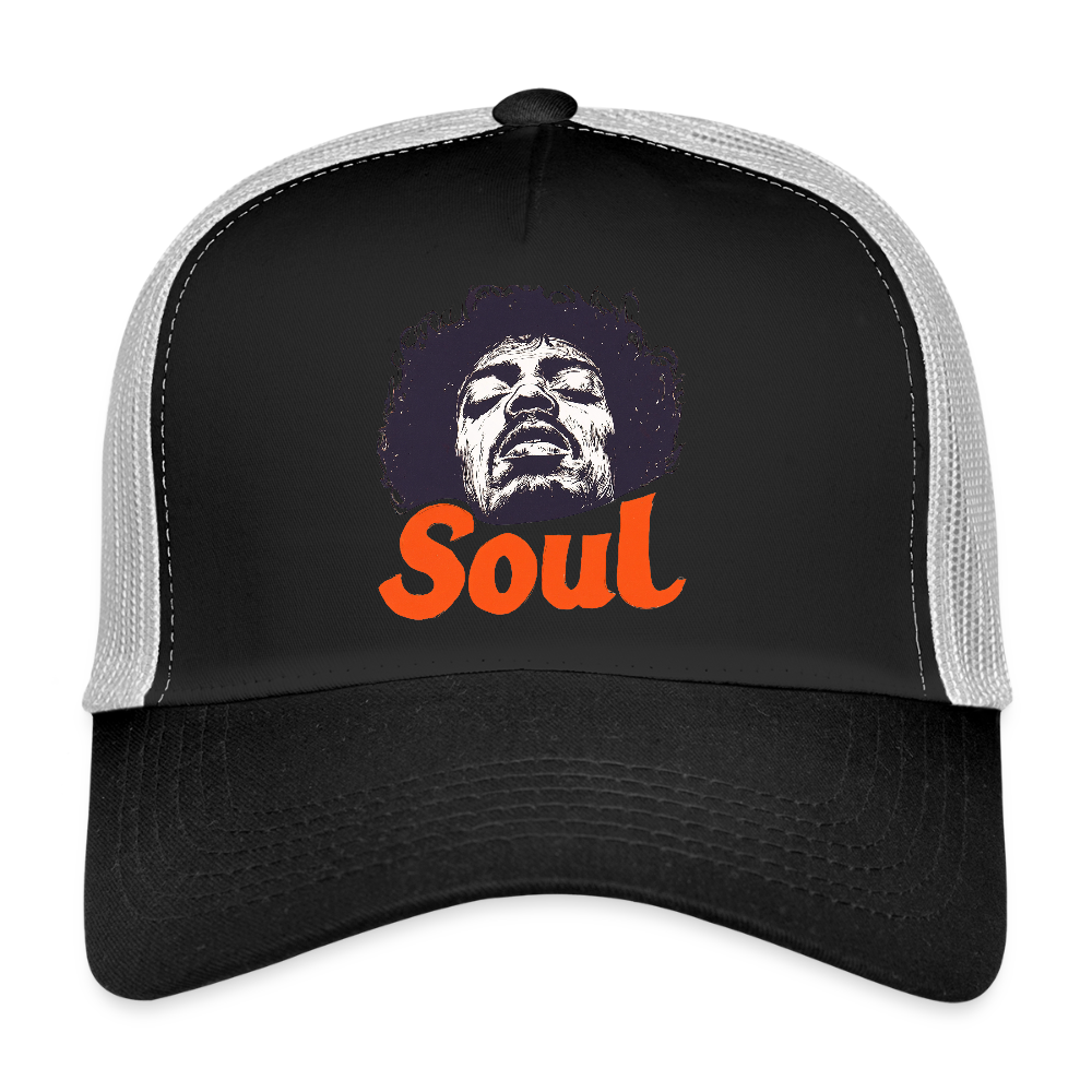 A Soul Awakening, Trucker Cap - svart/stengrå