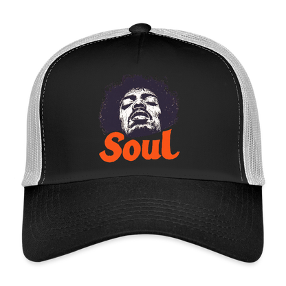 A Soul Awakening, Trucker Cap - svart/stengrå