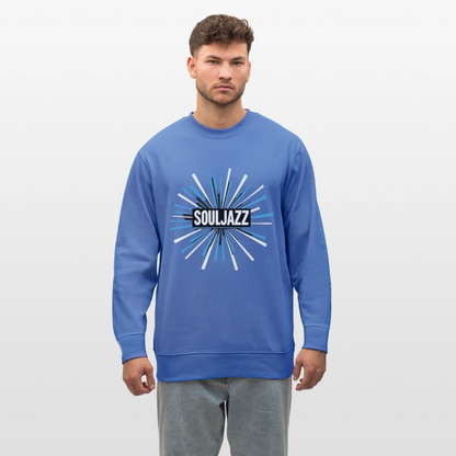 Jazz Meets Soul, Ekologisk sweatshirt CHANGER unisex från Stanley/Stella - blå