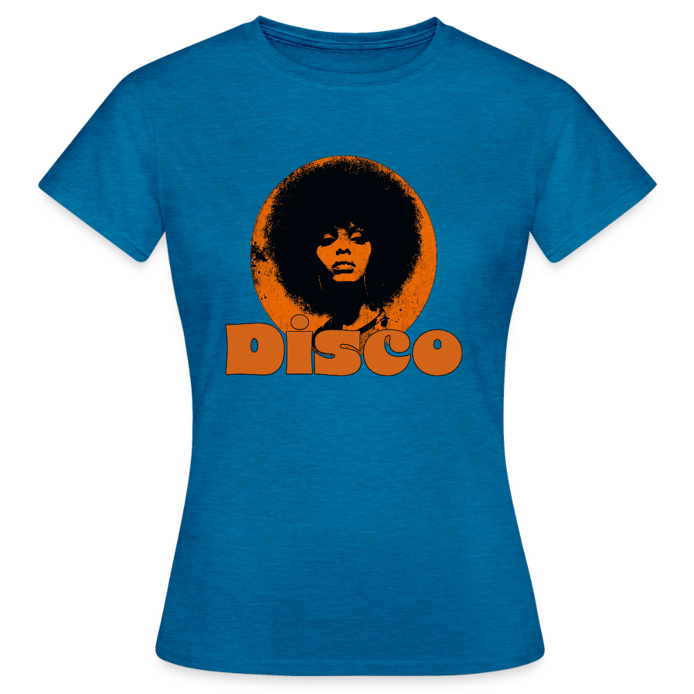 Disco Inferna, T-shirt dam - antikblå safirljung