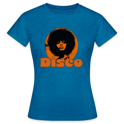 Disco Inferna, T-shirt dam - antikblå safirljung