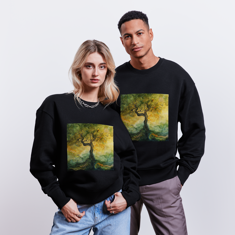 Trädets visdom, Ekologisk oversizetröja RADDER unisex från Stanley/Stella - svart