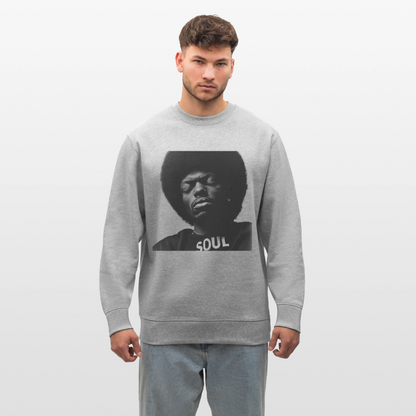 Where Soul Lives, Ekologisk sweatshirt CHANGER unisex från Stanley/Stella - gråmelerad