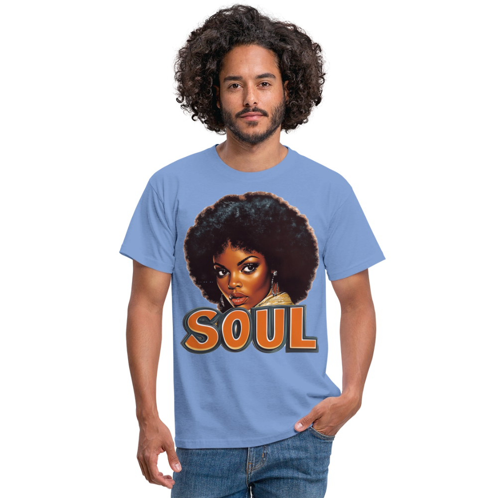 Soulful Vibes, T-shirt herr - carolina blue