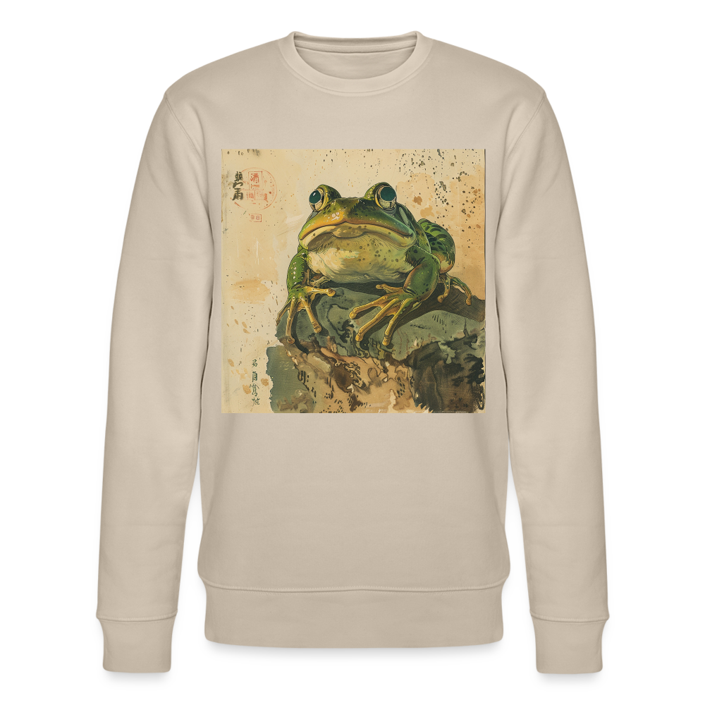 Grodan i Skymningen, Ekologisk sweatshirt CHANGER unisex från Stanley/Stella - beige