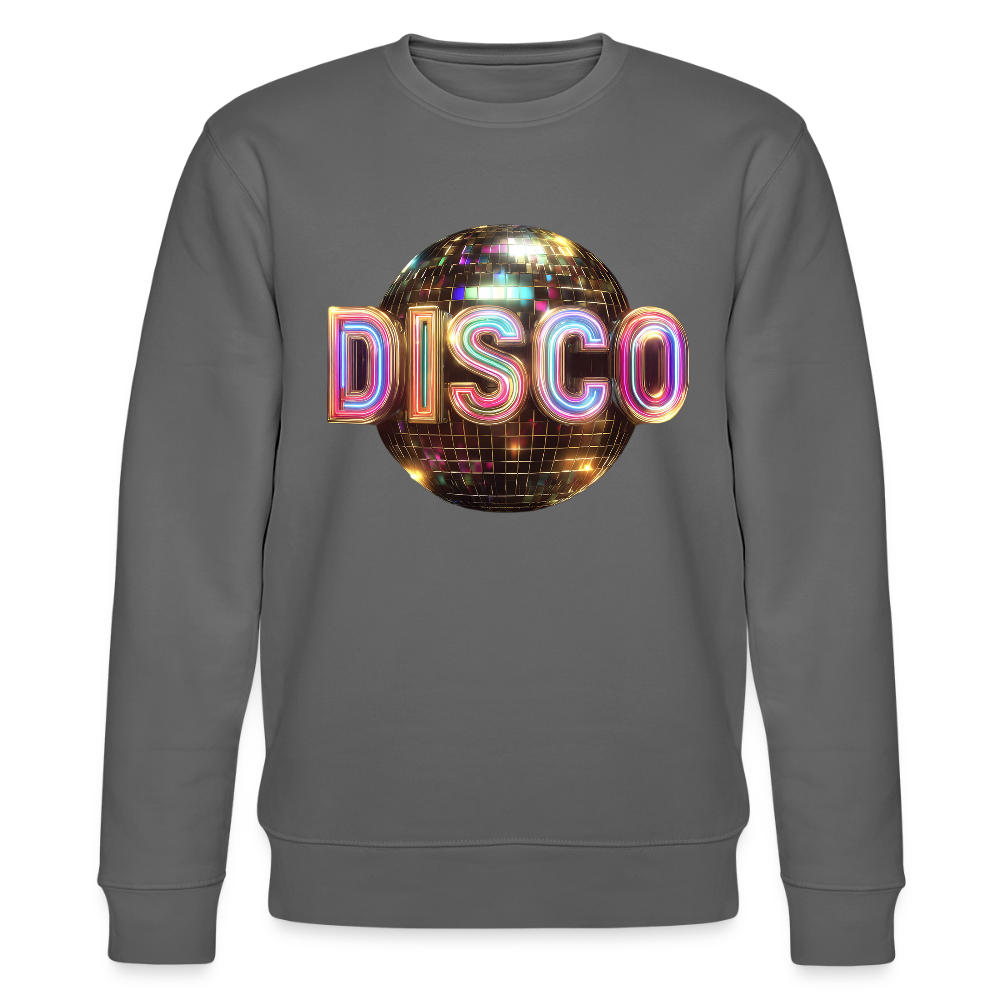 Disco Dreamscape, Ekologisk sweatshirt CHANGER unisex från Stanley/Stella - kolgrå