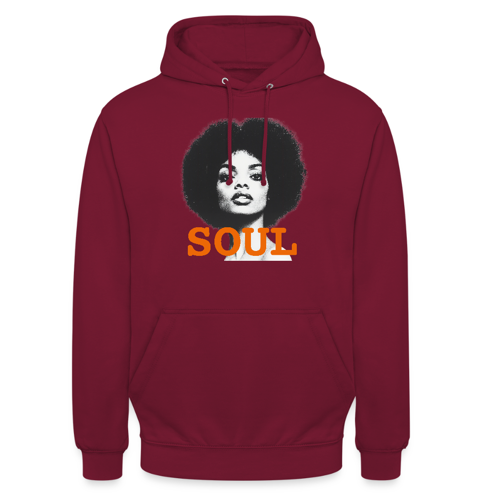 Luvtröja unisex - bordeaux