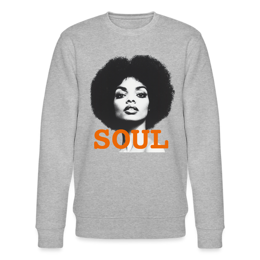 Soul PWR, Ekologisk sweatshirt CHANGER unisex från Stanley/Stella - gråmelerad