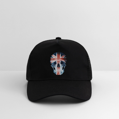 God Save the Skull, Trucker Cap - svart/svart