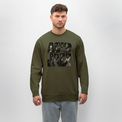 80s Club Jazzdance, Ekologisk sweatshirt CHANGER unisex från Stanley/Stella - kaki