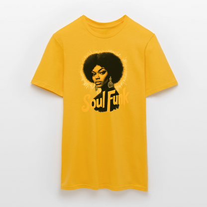 Soul Funk, T-shirt herr - gul