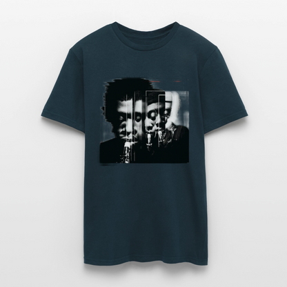 Between Breaths, T-shirt herr - marinblå