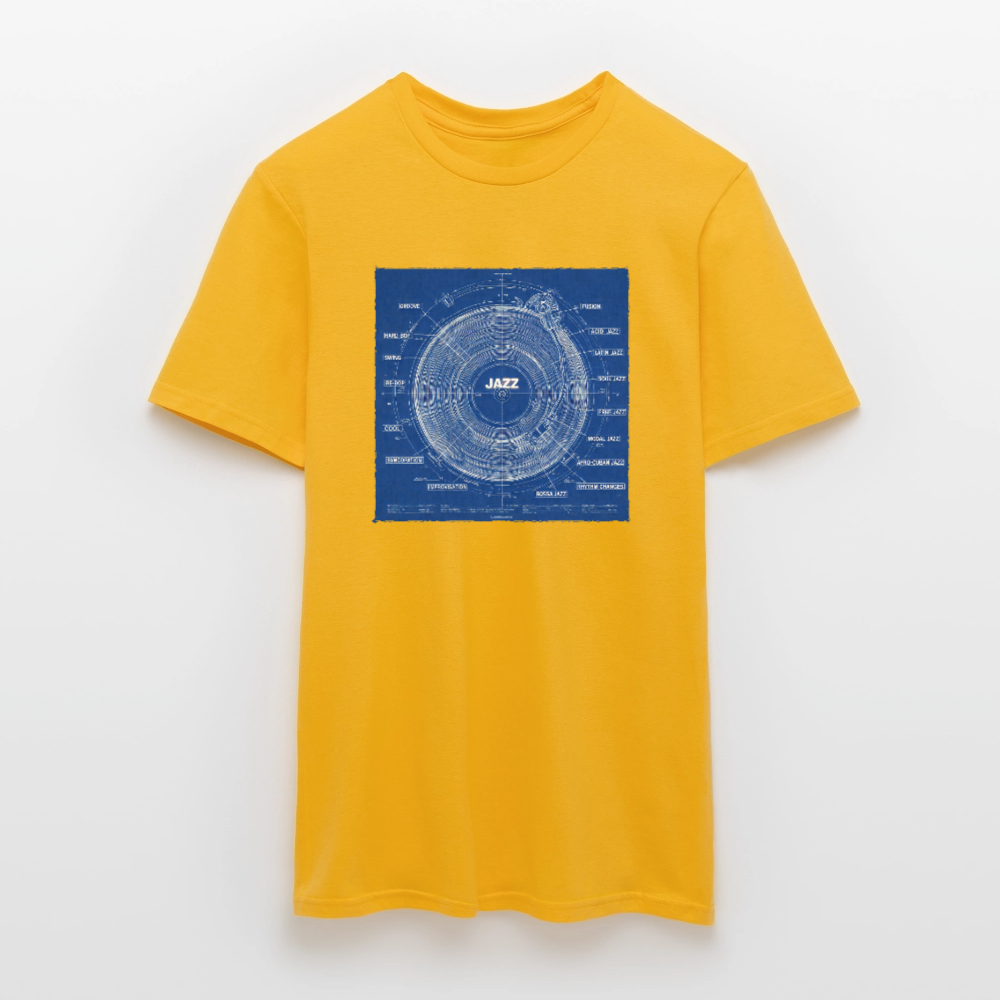 Kind of Blueprint, T-shirt unisex - gul