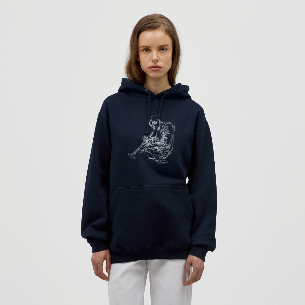 Contours of Jazz, Luvtröja unisex - marinblå