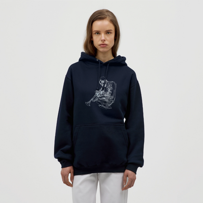 Contours of Jazz, Luvtröja unisex - marinblå