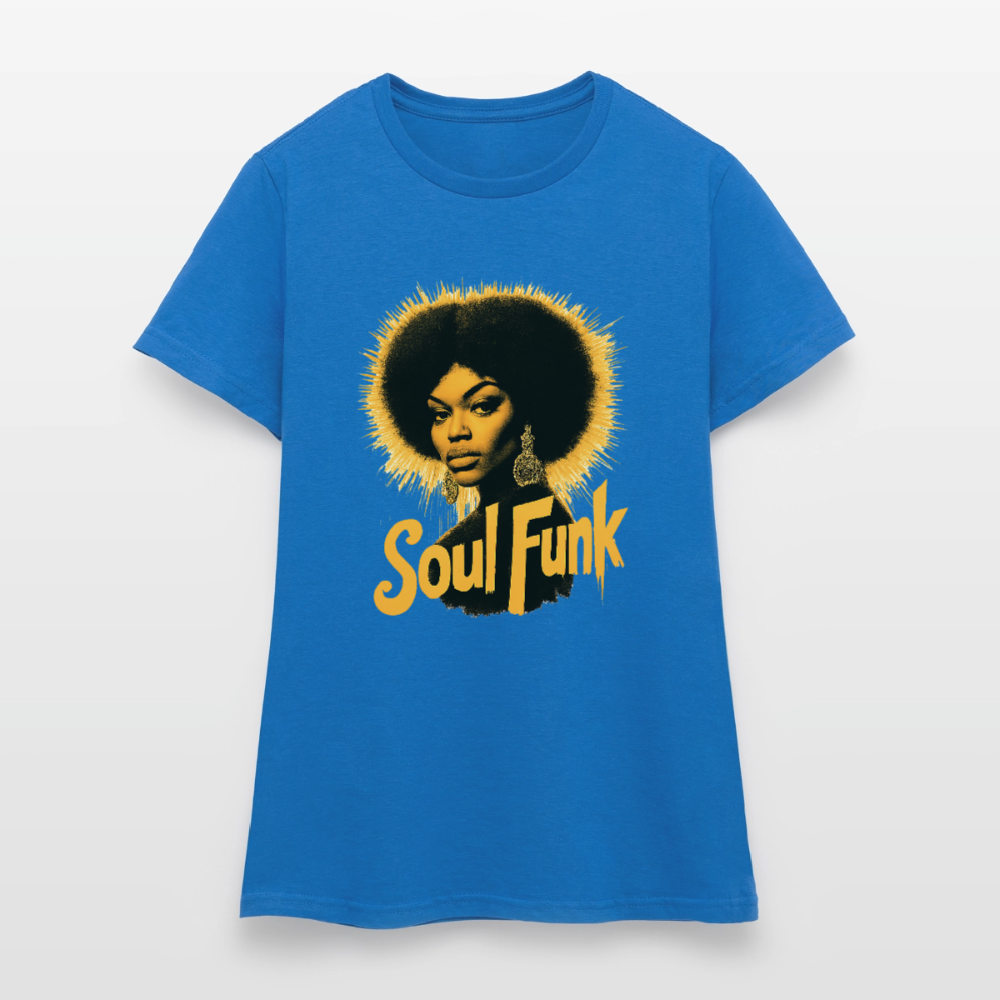 T-shirt dam - royalblå