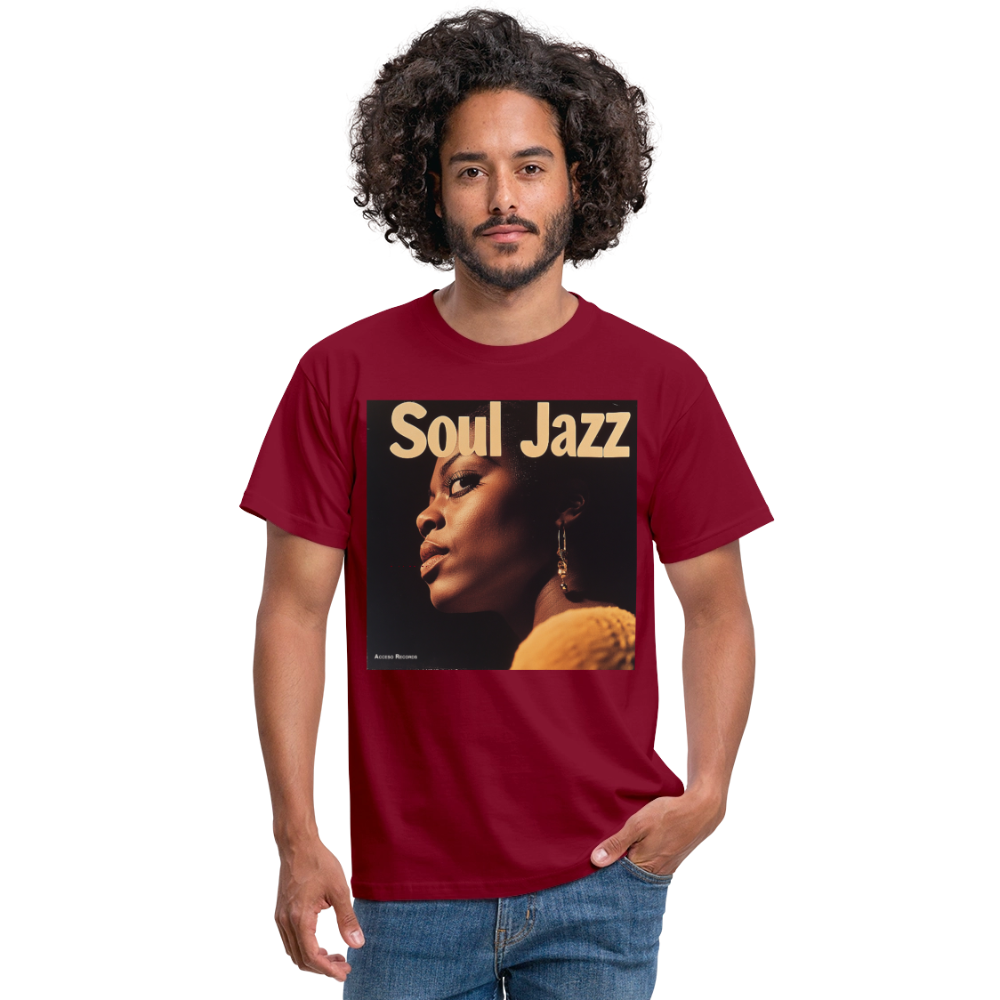 Acceso's Soul Groove: Jazz with a Beat, T-shirt herr - tegelröd