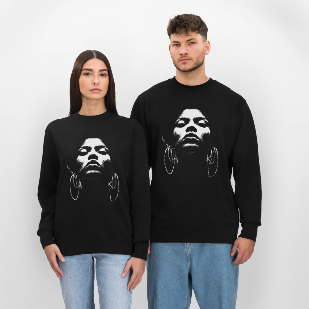 Beat Goddess, Ekologisk sweatshirt CHANGER unisex från Stanley/Stella - svart