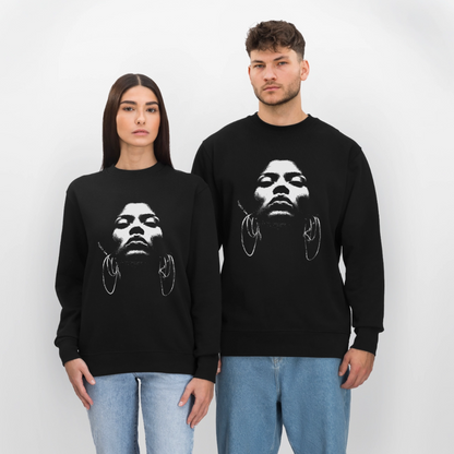 Beat Goddess, Ekologisk sweatshirt CHANGER unisex från Stanley/Stella - svart