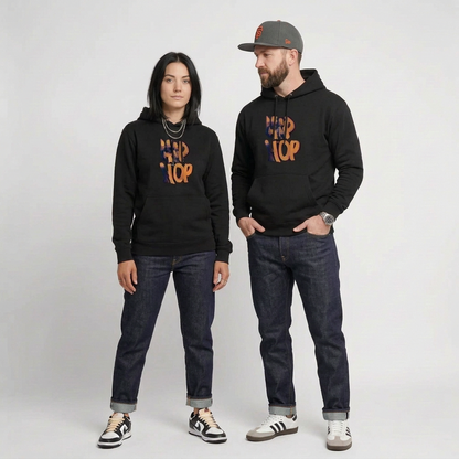 Raised on Boom Bap, Luvtröja unisex - svart