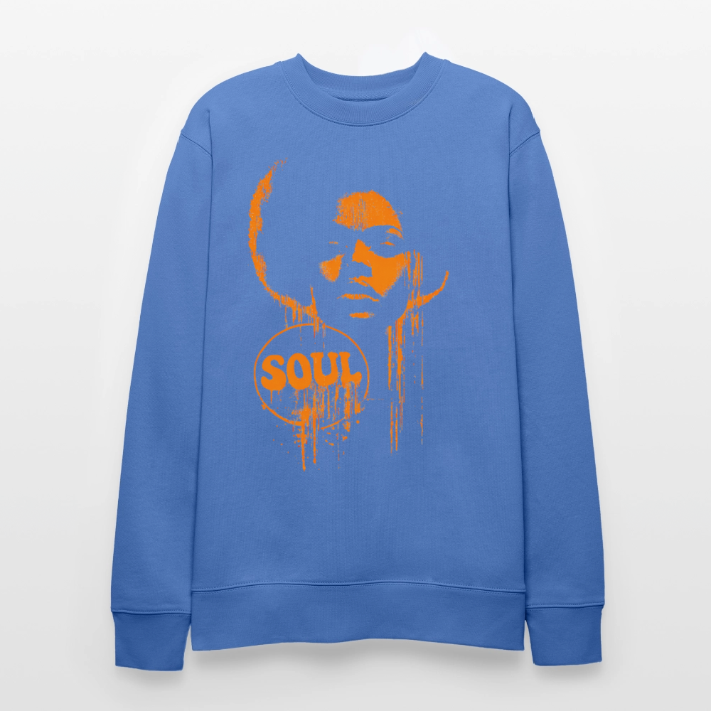 SOUL GLOW, Ekologisk sweatshirt CHANGER unisex från Stanley/Stella - blå