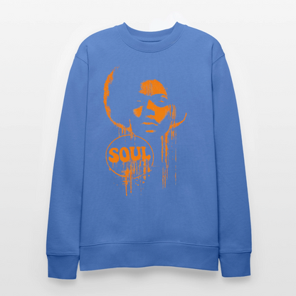 SOUL GLOW, Ekologisk sweatshirt CHANGER unisex från Stanley/Stella - blå