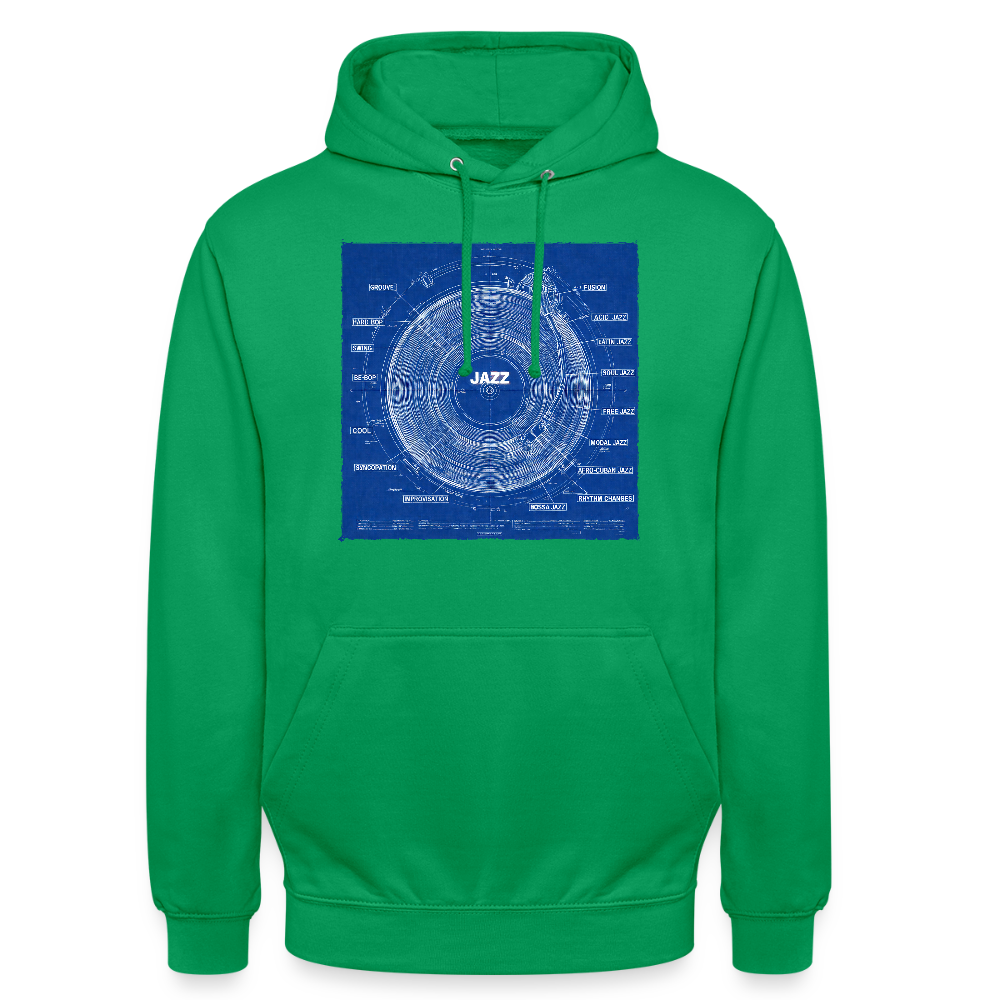 Kind of Blueprint, Luvtröja unisex - kellygrön