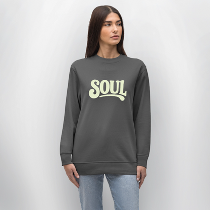 All About Soul, Ekologisk sweatshirt CHANGER unisex från Stanley/Stella - kolgrå