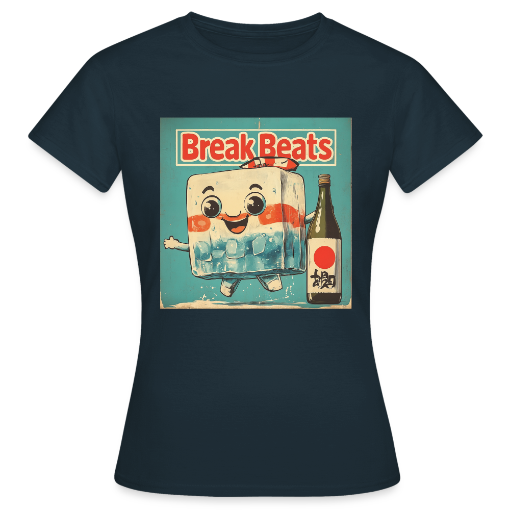 Nippon Break Beats, T-shirt dam - marinblå