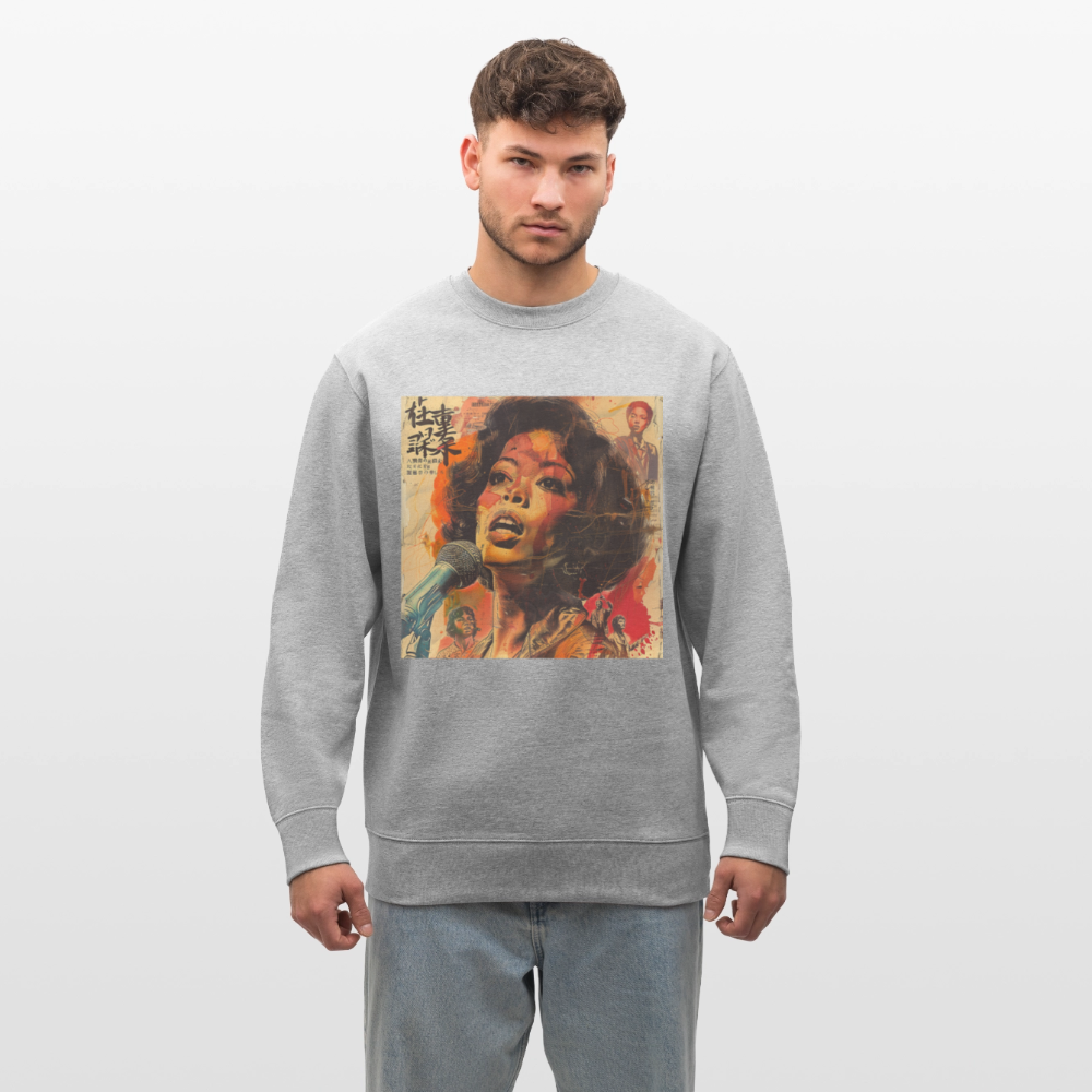 Soundtrack, Soul Undercover, Ekologisk sweatshirt CHANGER unisex från Stanley/Stella - gråmelerad