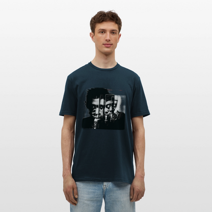 Between Breaths, T-shirt herr - marinblå
