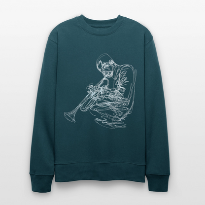 Contours of Jazz, Ekologisk sweatshirt CHANGER unisex från Stanley/Stella - mörk petrol