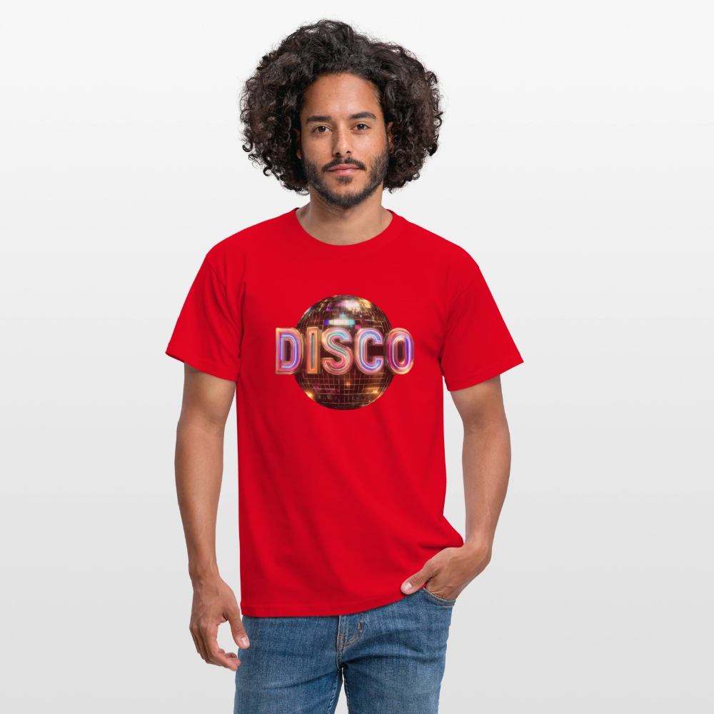 Disco Dreamscape, T-shirt herr - röd
