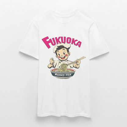 Fukuoka Ramen Club, T-shirt herr - vit