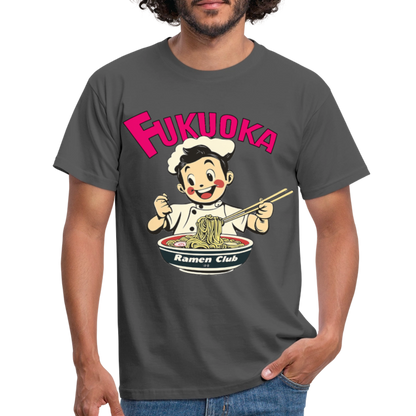 Fukuoka Ramen Club, T-shirt herr - kolgrå