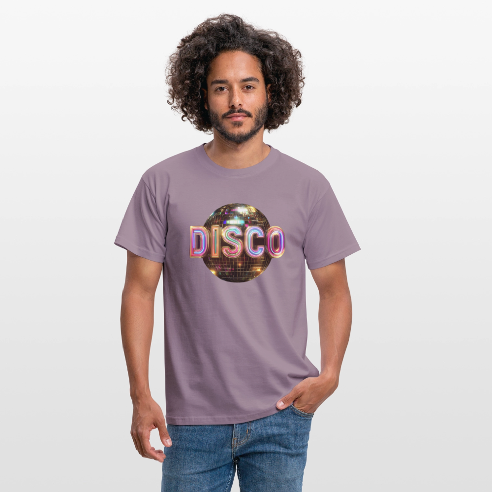 Disco Dreamscape, T-shirt herr - lilagrå 