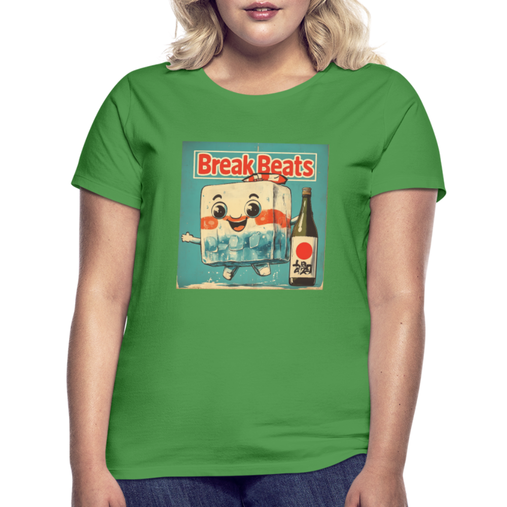 Nippon Break Beats, T-shirt dam - kellygrön