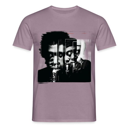 Between Breaths, T-shirt herr - lilagrå 