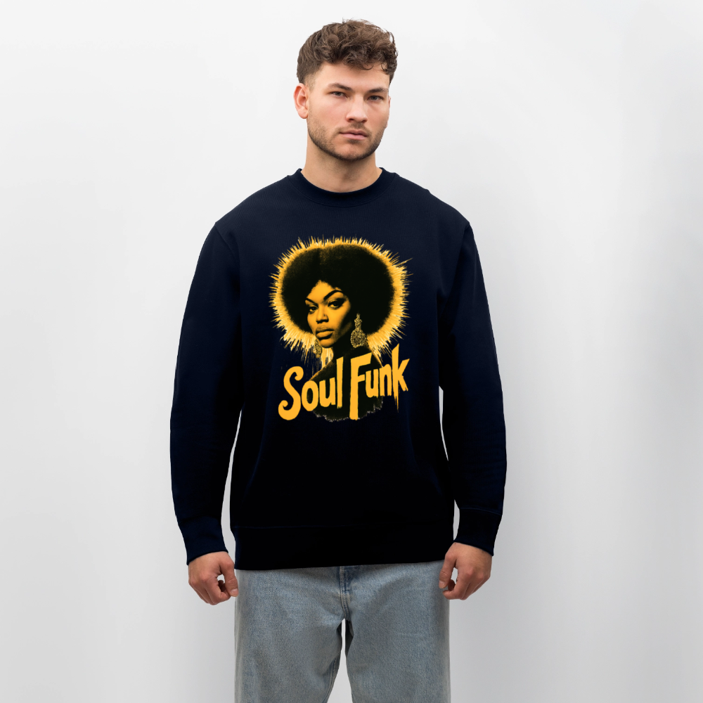 Soul Funk, Ekologisk sweatshirt CHANGER unisex från Stanley/Stella - marinblått