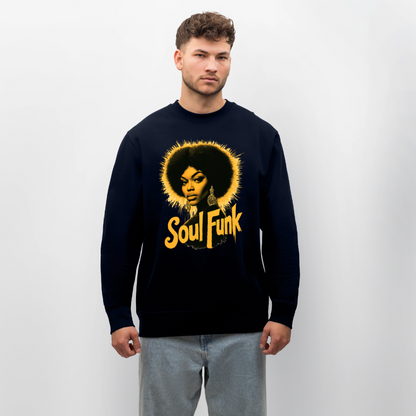 Soul Funk, Ekologisk sweatshirt CHANGER unisex från Stanley/Stella - marinblått