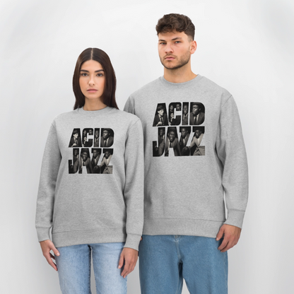 80s Club Jazzdance, Ekologisk sweatshirt CHANGER unisex från Stanley/Stella - gråmelerad