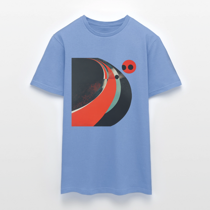 Distant Vinyl Dreams, T-shirt herr - carolina blue