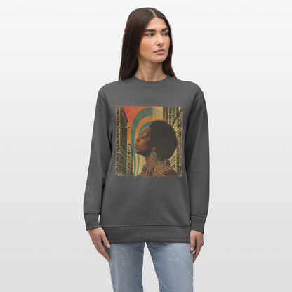 Jazz in the Moonlight, Ekologisk sweatshirt CHANGER unisex från Stanley/Stella - kolgrå