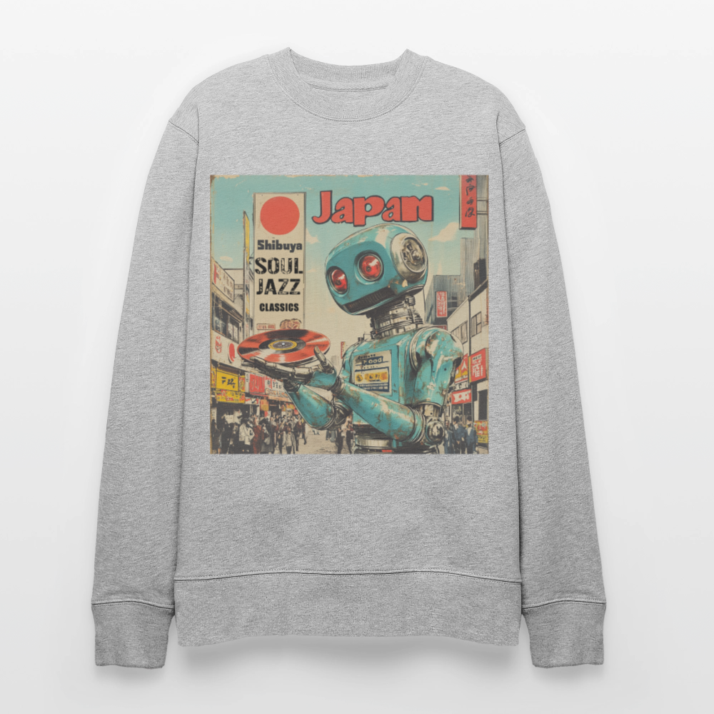 Shibuya Soul Jazz Classics, Ekologisk sweatshirt CHANGER unisex från Stanley/Stella - gråmelerad