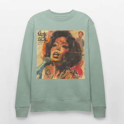 Soundtrack, Soul Undercover, Ekologisk sweatshirt CHANGER unisex från Stanley/Stella - ljus grågrön