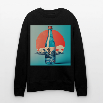 Stillhet i glas, Ekologisk sweatshirt CHANGER unisex från Stanley/Stella - svart