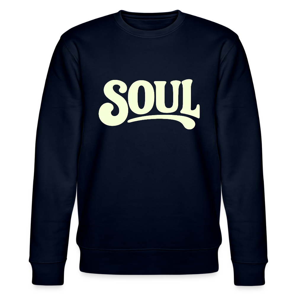 All About Soul, Ekologisk sweatshirt CHANGER unisex från Stanley/Stella - marinblått