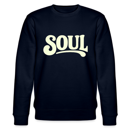 All About Soul, Ekologisk sweatshirt CHANGER unisex från Stanley/Stella - marinblått