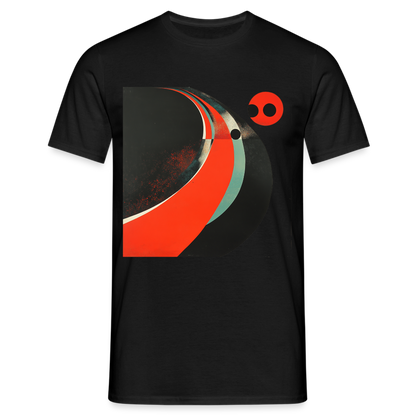 Distant Vinyl Dreams, T-shirt herr - svart